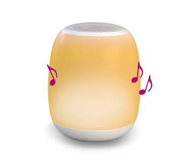 This months gift for opening a new checking account, Pulse LED Lamp Speaker.